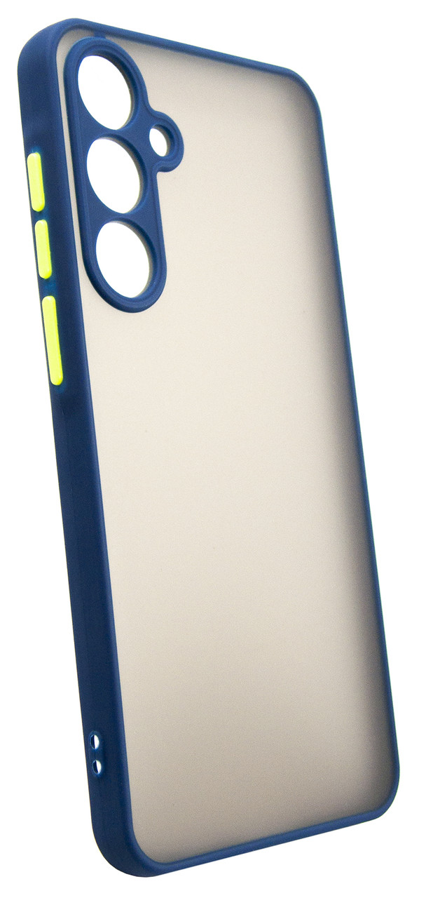 Чехол-накладка Dengos Matt для Samsung Galaxy A55 5G Blue (DG-TPU-MATT-143), фото 1