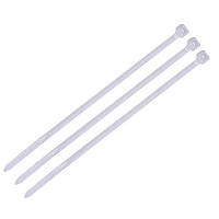 Стяжки Eserver 3,5*200 мм, 100 шт, білі (WT-7001-4x200)