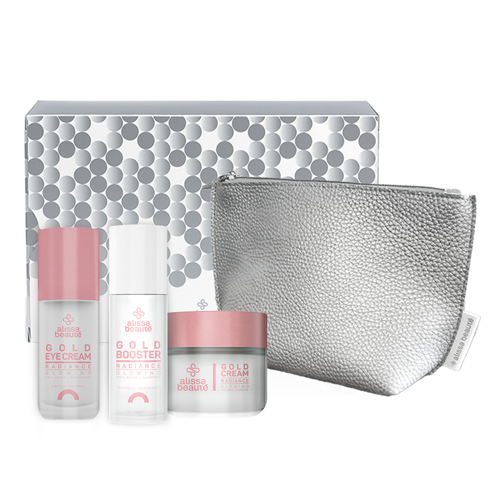 Подарунковий набір із 24 каратним золотом для вікової шкіри RADIANCE Alissa Beaute