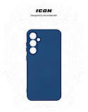 Чохол-накладка Armorstandart Icon для Samsung Galaxy S23 FE SM-S711 Camera cover Dark Blue (ARM69629), фото 4