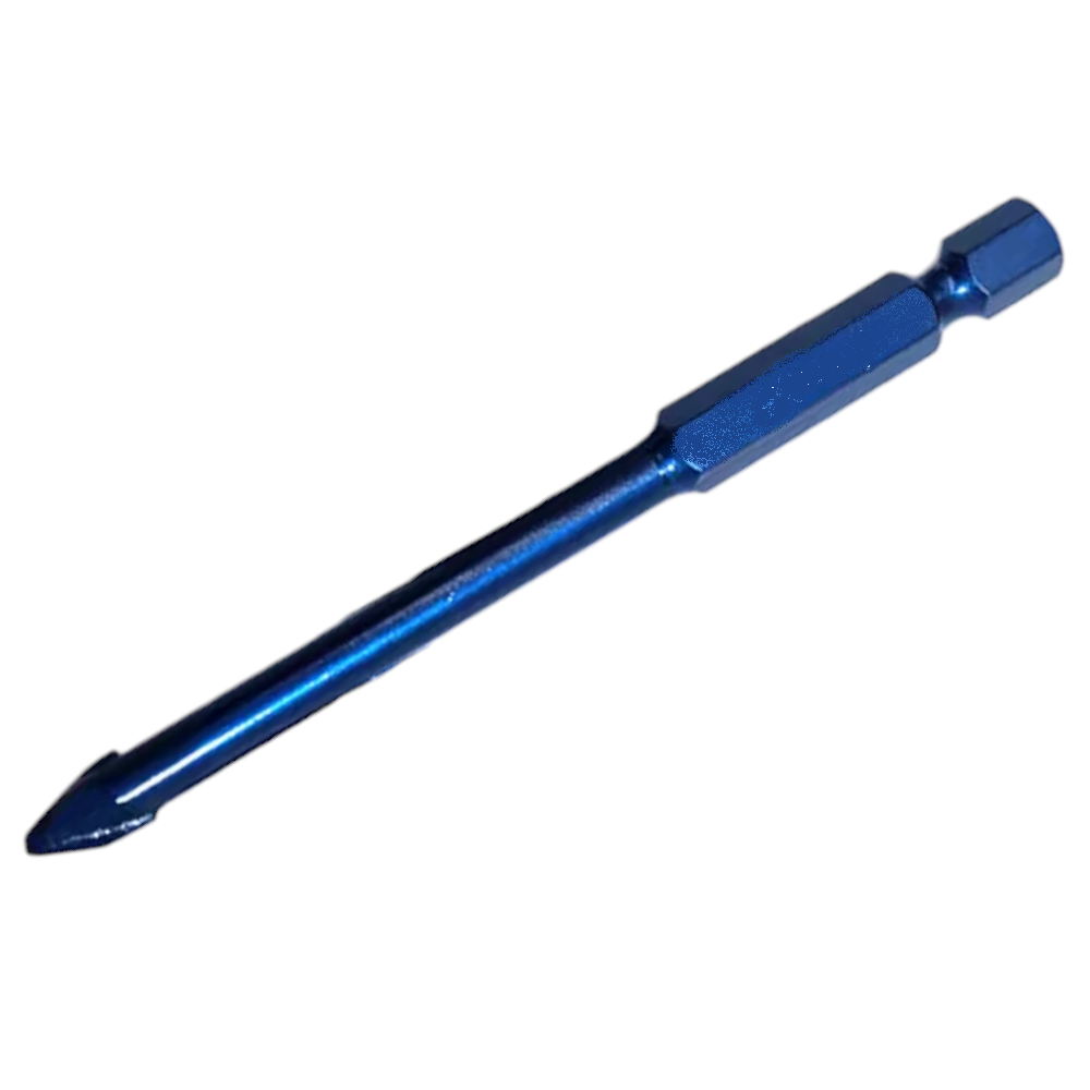 Свердло квадро Zhiwei Titan (Blue) Ø8х70мм по склу та плитці із шестигран. хвостовиком