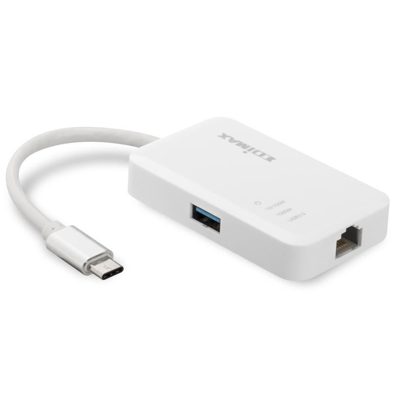 Мережевий адаптер Edimax EU-4308 USB-C (1xGE, 3xUSB 3.0), фото 1