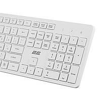 Клавіатура бездротова 2E KS260 WL EN/UKR White (2E-KS260WWH_UA)