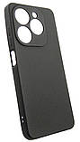 Чохол-накладка Dengos Carbon для Tecno Spark 20C Black (DG-TPU-CRBN-219), фото 3