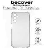 Чохол-накладка BeCover Anti-Shock для Samsung Galaxy A15 4G SM-A155/A15 5G SM-A156 Clear (710512), фото 5