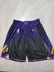 Шорти баскетбольні фіолетові команда Лейкерс Nike Los Angeles Lakers NBA Swingman shorts