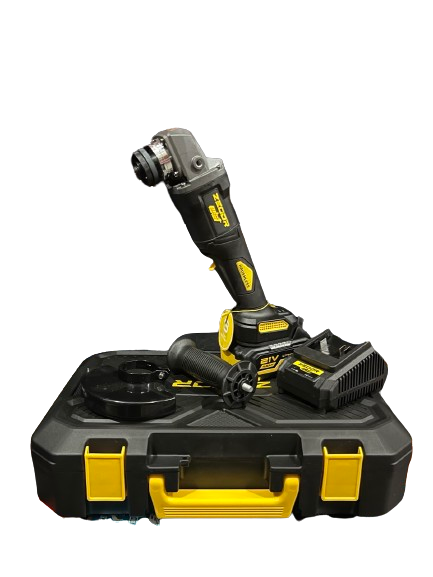 Кутова безщіткова шліфмашина ZEGOR AGPP-21BL-125 (акум 21V 4.0Ah 1шт і зарядка)