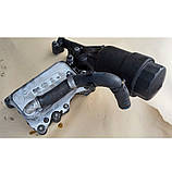 Масляний радіатор + корпус фільтра б.у OM651 Mercedes Sprinter 906 / 2.2 CDI дизель Мерседес Спринтер 2006-2014, A6511801165, фото 2