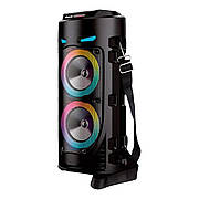 Портативна колонка ZQS4239, Bluetooth 5.0, 8Wх2 Вт, 1800mAh з пультом і дротовим мікрофоном