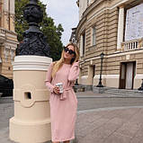 Сукня трикотажне жіноче з поясом, фото 2