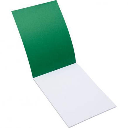 Блокнот А5 на скобі 36л., чистий лист ВА5936 Зелений MZOPT, фото 2