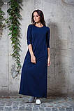 Плаття довге трикотаж тричверть рукав, фото 3