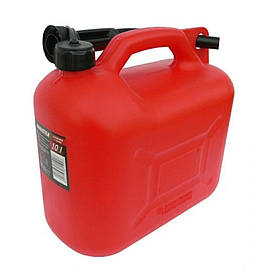 Каністра з лійкою 10 л для бензину та дизельного палива