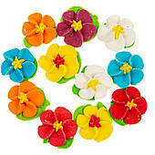 Набір кондитерських цукрових прикрас "Барвінок мікс"