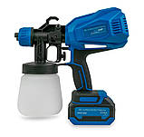 Фарбопульт акумуляторний KRAISSMANN 502 ASP 20MP (АКБ 2 Аг та зарядний пристрій, фото 2