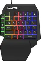 Клавіатура Maxxter KBG-OH-01B-UA Black Eng / Ukr