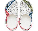 Сабо жіночі крокс Crocs Classic Bandana Clog з принтом бандана. W10/41/27см., фото 2