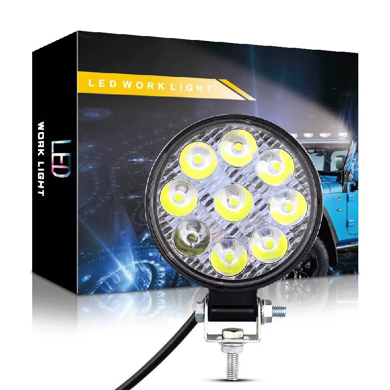 Додаткова світлодіодна Led фара робочого світла 12-24v 42w 6500K кругла