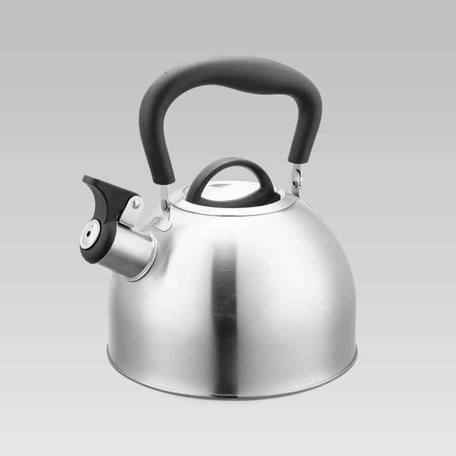 Чайник зі свистком 1.8 л з неіржавкої сталі Maestro MR-1336 Чайник для індукційної плити Чайник газовий, фото 1