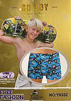 Труси-боксери 12 штук шортики на хлопчика бавовна + бамбук SD BOY розмір від 6 до 14 років мікс кольорів та розмірів