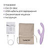 Тонкий кролик-вібратор Svakom Cici+ 2 Lilac, керування зі смартфона, підігрівання до 38 °C, фото 10