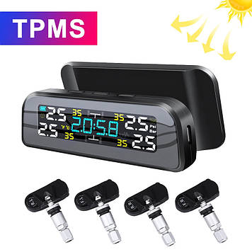 Система контролю тиску в шинах TPMS T3+вбудовувані внутрішні датчики коліс до 3.5 Бар