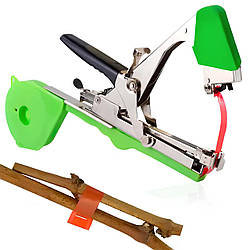 Садовий степлер для підв'язки рослин + Стрічка 30м (1шт) / Степлер для підв'язки винограда / Тапенер