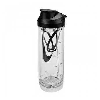Пляшка для води Nike TR RECHARGE SHAKER BOTTLE 2.0 24 OZ 709 мл чорна N.101.0724.910.24, Чорний, Розмір (EU)