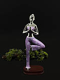 Набір статуеток дівчата йоги комплект 3 шт., фото 4
