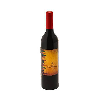 Набір із 5 аксесуарів для вина у футлярі у вигляді пляшки Amarone Palais Royal