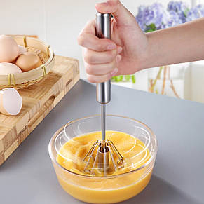 Вінчик hand mixer with blister Повертається при натисканні, 27 см (212), фото 1