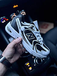 Жіночі молодіжні підлітковікросівки New Balance 530 White-black1 37-41рр