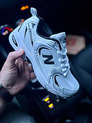 Жіночі молодіжні підліткові кросівки New Balance 530 White-black 37-41рр