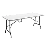 Складаний туристичний стіл Garden Line ZUM2521 180*74*74 см білий, фото 3