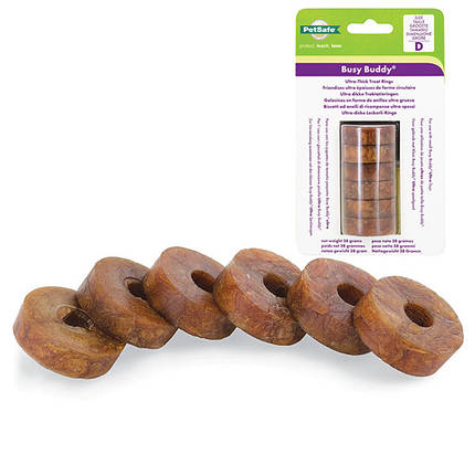 Ласощі для собак PetSafe Busy Buddy Treat Rings жувальні кільця, фото 1