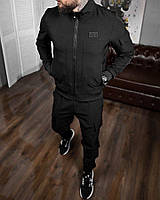 Чоловічий спортивний костюм Under з еластичної дихаючої тканини TWOWAY з візерунком шеврон L |neper-9167|