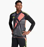 Urbanshop com ua Лонгслів чоловічий Adidas Tiro 24 Competition Long Sleeve Goalkeeper Jersey Grey/Black IN0405