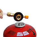 Адаптер для заправлення туристичних газових нарізних балонів від побутових балонів із зовнішньою різзю., фото 8