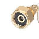 Адаптер для заправлення туристичних газових нарізних балонів від побутових балонів із зовнішньою різзю., фото 2