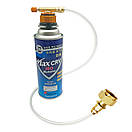 Адаптер для заправлення туристичних газових нарізних балонів від побутових балонів із зовнішньою різзю., фото 6