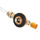 Адаптер для заправлення туристичних газових нарізних балонів від побутових балонів із зовнішньою різзю., фото 3