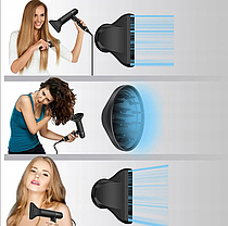 Фен для волосся з концентратором і функцією холодного повітря на 1000W Hairdryer AND XL1248, фото 5