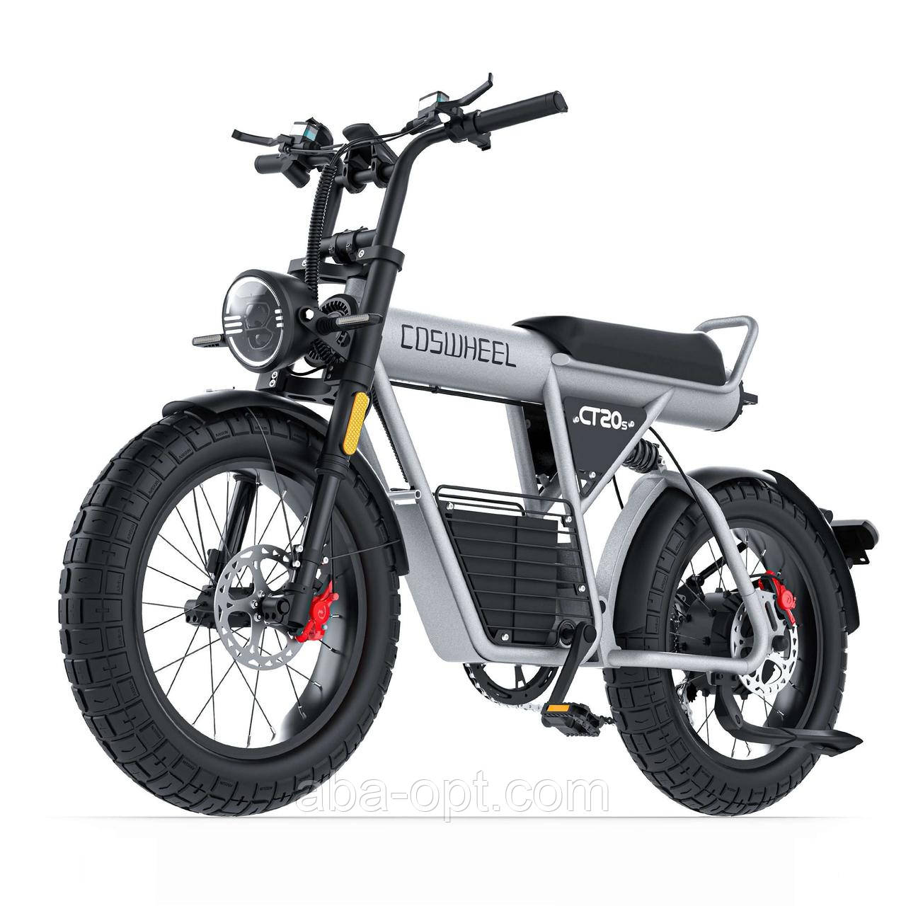 Електрофетбайк COSWHEEL CT20S Ebike 1500W-48V-27,5Ah 18650 Li-ion шини 20"/20" купити дешево в Україні