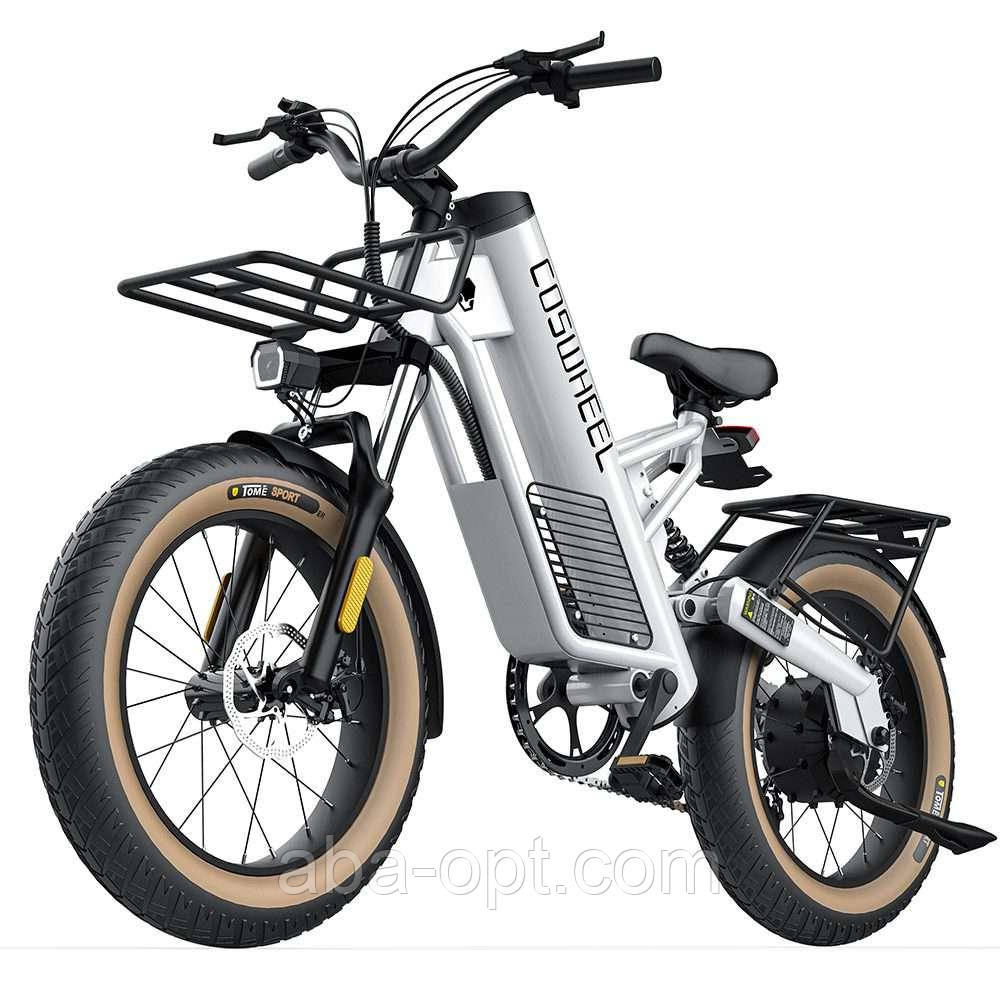 Електрофетбайк COSWHEEL M20 Ebike 500W-48V-15Ah 18650 Li-ion шини 20"/20" купити дешево в Україні