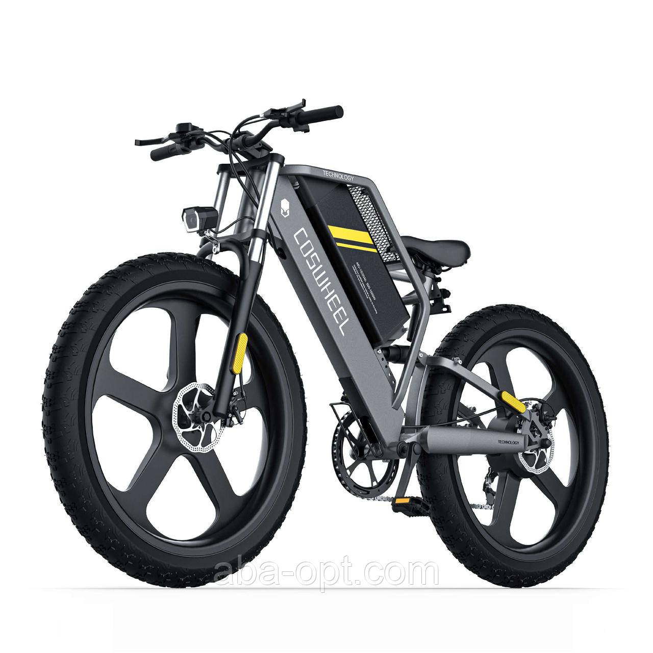 Електрофетбайк COSWHEEL T26 INCH ELECTRIC BIKE 1000W-48V-25Ah 18650 Li-ion шини 26"/26" купити дешево, фото 1