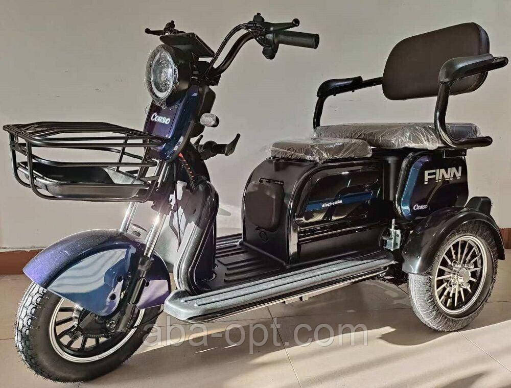 Електричний трицикл Corso FINN 600w-72Вт-20Ah шини 10"-10" купити в інтернет-магазині