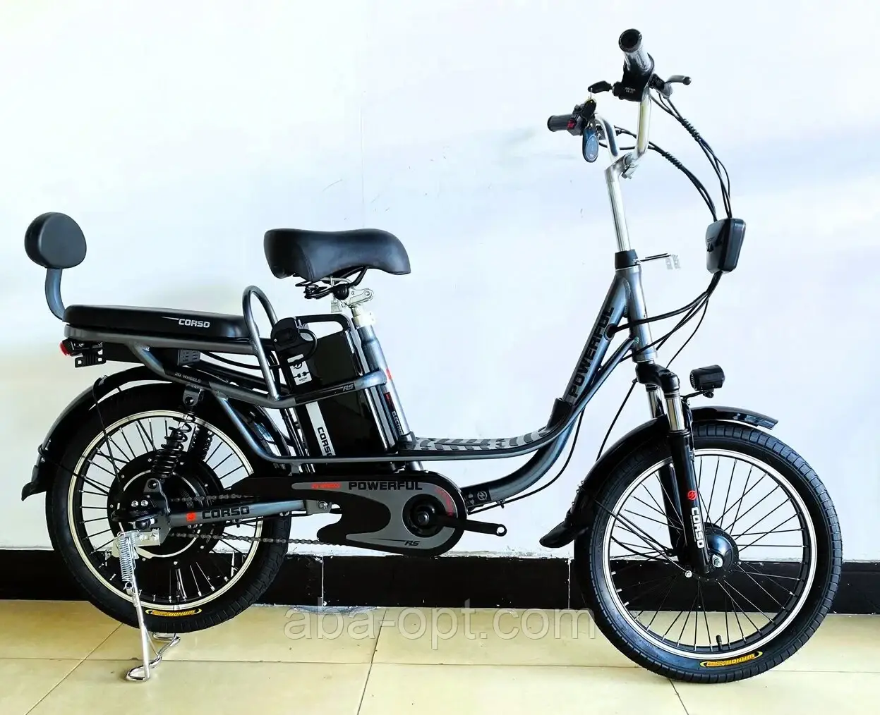 Електровелосипед Corso Powerfull 500W-48V-13Ah Li-ion зібраний на 75% шини 20"/20" купити дешево в Україні