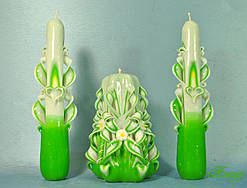 Набір весільних різальних свічок