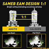 Мото лампа H4 4 LED 6500K мотолампи світлодіодні лампи мото лед лампи мото лампа led світлодіодна на скутер мотоцикл байк мопед, фото 4