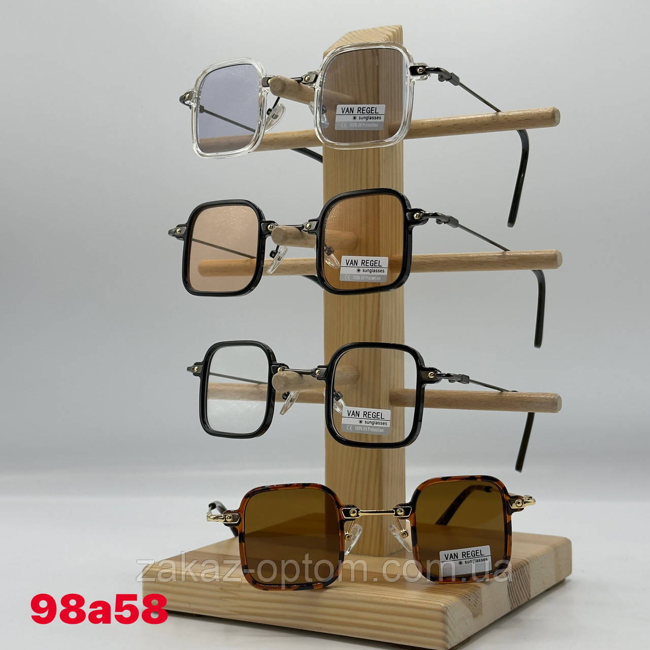 Окуляри унісекс-оптом Китай 98А58-134932